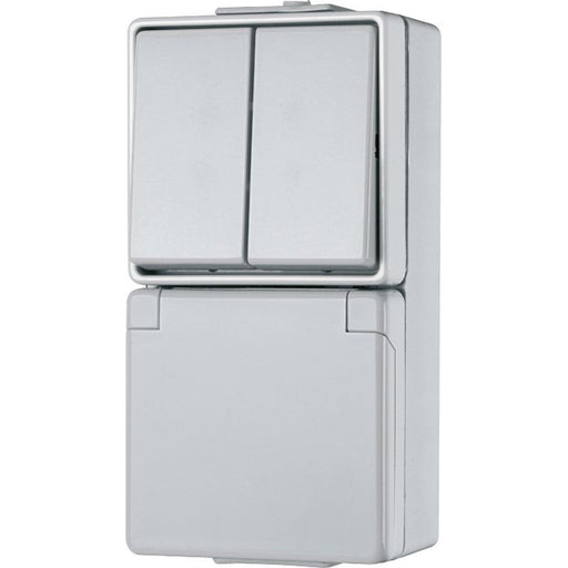 Jung - Schalter-/Steckdosenkombination SCHUKO-Steckdose 675 W 16A 250V