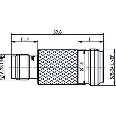 Telegärtner - Koax-Kupplung Adapter TNC-N (F-F) 100023866