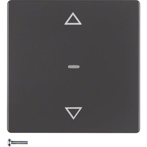 Berker - Bussystem-Tastwippe KNX-Funk Jalousie-Taste 85245226 anthrazit samt