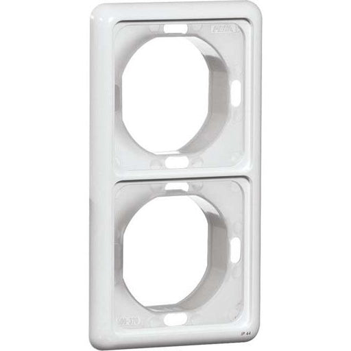 Peha - Abdeckrahmen Rahmen 2-fach rws D 80.672.02 WU waage/senkrecht