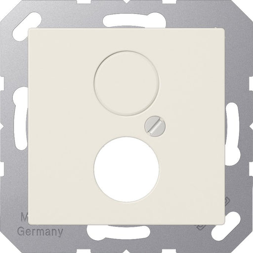Jung - Einsatz/Abdeckung für Kommunikationstechnik Abdeckung ws A 562 für 2 Kleinst.Dosen
