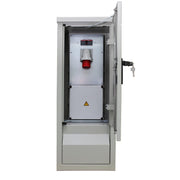 Walther Werke - CEE-Steckdosen-Kombination (IEC 60309) Edelstahlstromverteiler 83245132 63A und Zug.32A