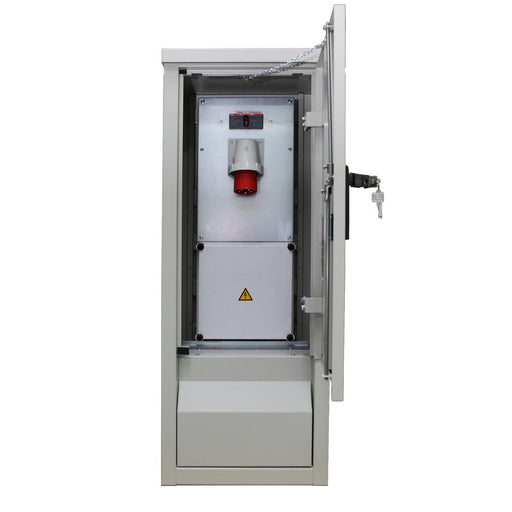 Walther Werke - CEE-Steckdosen-Kombination (IEC 60309) Edelstahlstromverteiler 83245132 63A und Zug.32A