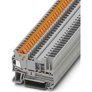Phoenix Contact - Durchgangs-Reihenklemme Schnellanschlussklemme QTC 1,5/ 1P steckbar − 50 Stück