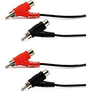 E+P Elektrik - Konfektioniertes A/V-Kabel Cinch-Verteilerkabel B 139 1,5m