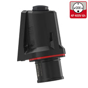 Walther Werke - CEE-Gerätestecker (IEC 60309) CEE NEO Wandgerätestecker FW730406CC schräg 32A 4P 6h