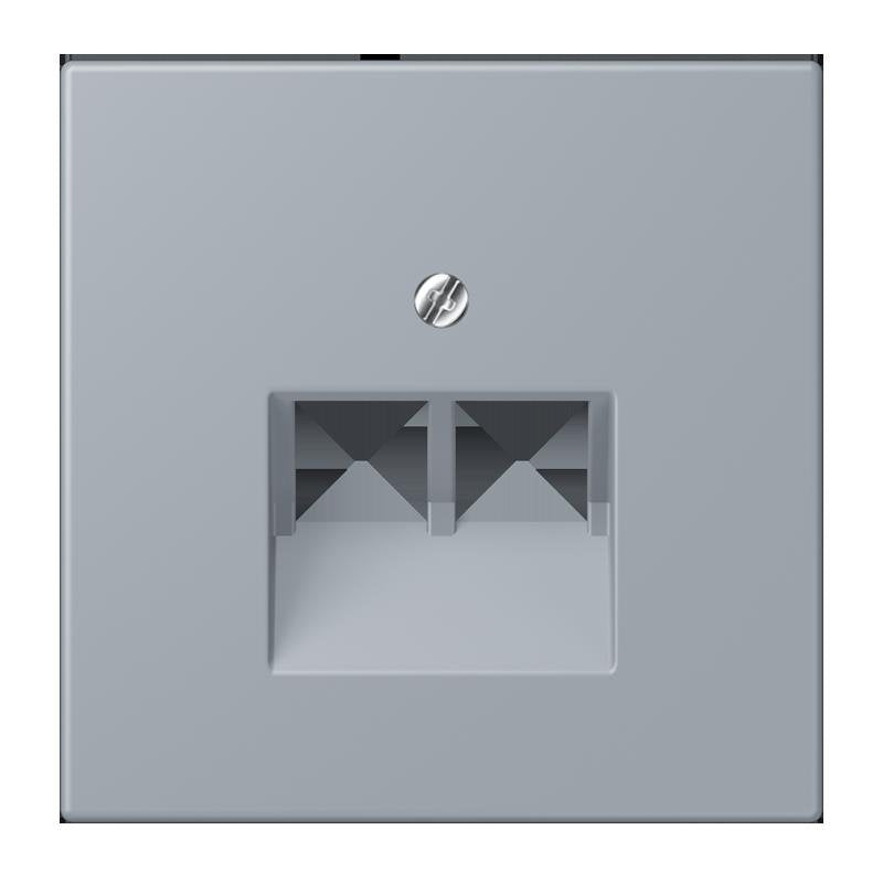 Jung - Einsatz/Abdeckung für Kommunikationstechnik Abdeckung für IAE/UAE LC 969-2 UA 257 gris clair 59