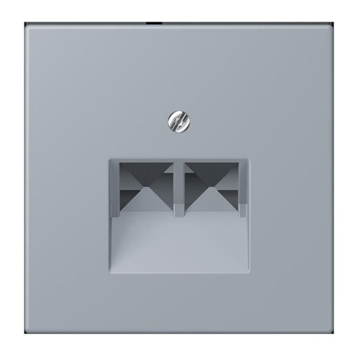 Jung - Einsatz/Abdeckung für Kommunikationstechnik Abdeckung für IAE/UAE LC 969-2 UA 257 gris clair 59