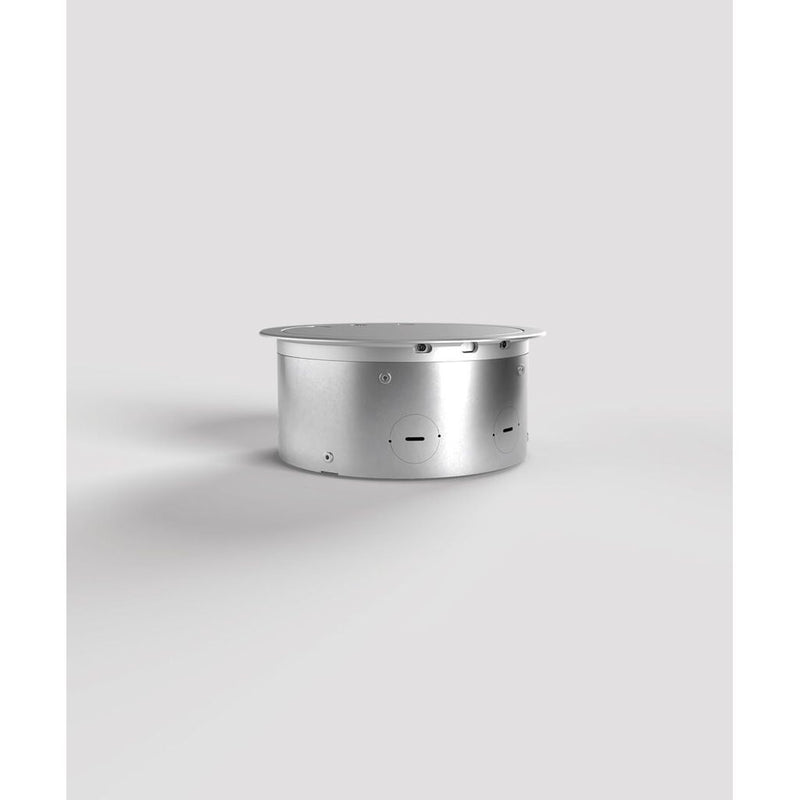 BS Bodensteckdosen - Geräteeinsatz für Unterflurmontage Bodensteckdose 9902D-2-3 1xSch,1x RJ45 2f