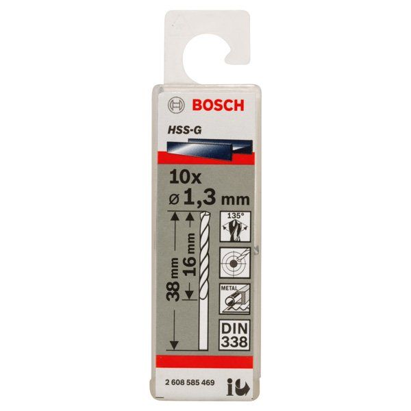 Bosch - Bohrer PRO Metal HSS-G 2608585469 Spiralbohrer 1,3 x