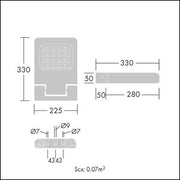 Thorn - Straßen- und Platzleuchte LED-Fluter OLSYS1 12L #96633539 740