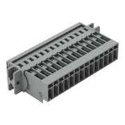 WAGO - Ein- und mehrpolige Klemmenleiste 1-Leiter-Stiftleiste 769-614/002-000 CAGECLAMP,4mm²,gr − 10 Stück