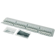 Telegärtner - Modularer Steckverbinder UMJ-Modul K Cat.6 T568 B 100023235 alpinweiss − 24 Stück
