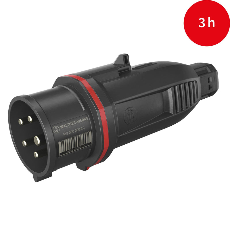 Walther Werke - CEE-Stecker (IEC 60309) CEE NEO Stecker FW210503CC 16A 5P 3h IP54 − 5 Stück