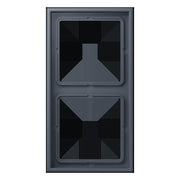 Jung - Abdeckrahmen Rahmen 2-fach LC 982 262 gris fonce 59