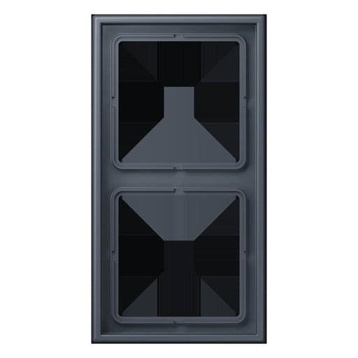 Jung - Abdeckrahmen Rahmen 2-fach LC 982 262 gris fonce 59