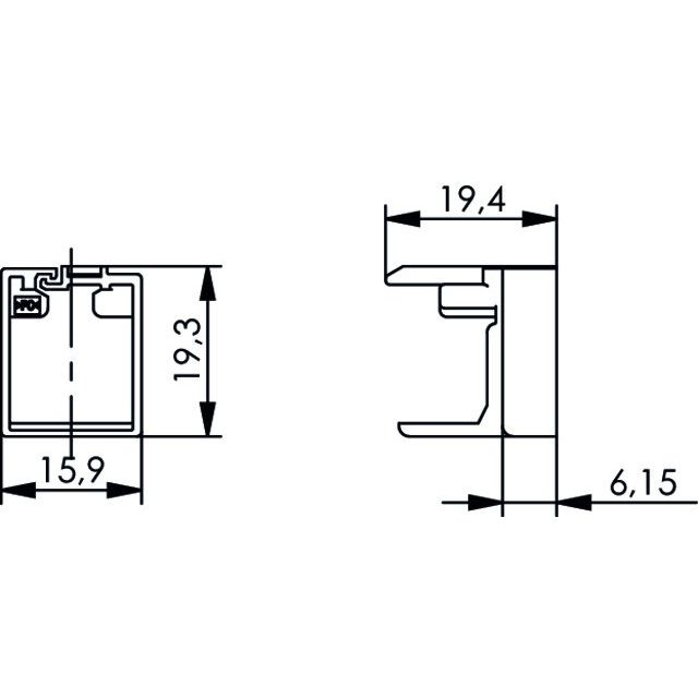 Telegärtner - Kommunikationstechnik-Adapter Adaptor 100001052 MFP8 − 10 Stück