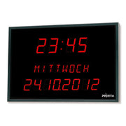 Peweta - Uhr LED-Digitaluhr 71.516.551 3-zeil,Uhrz/WT/Dat