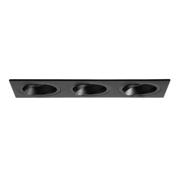Brumberg Leuchten - Downlight/Strahler/Flutlicht Einbaumodul rechteckig 45028180 3-fach