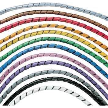 Panduit - Kabelbündelungsschlauch Spiralband T25F-C4Y (VE=30,5m) 25 6,3mm x 100