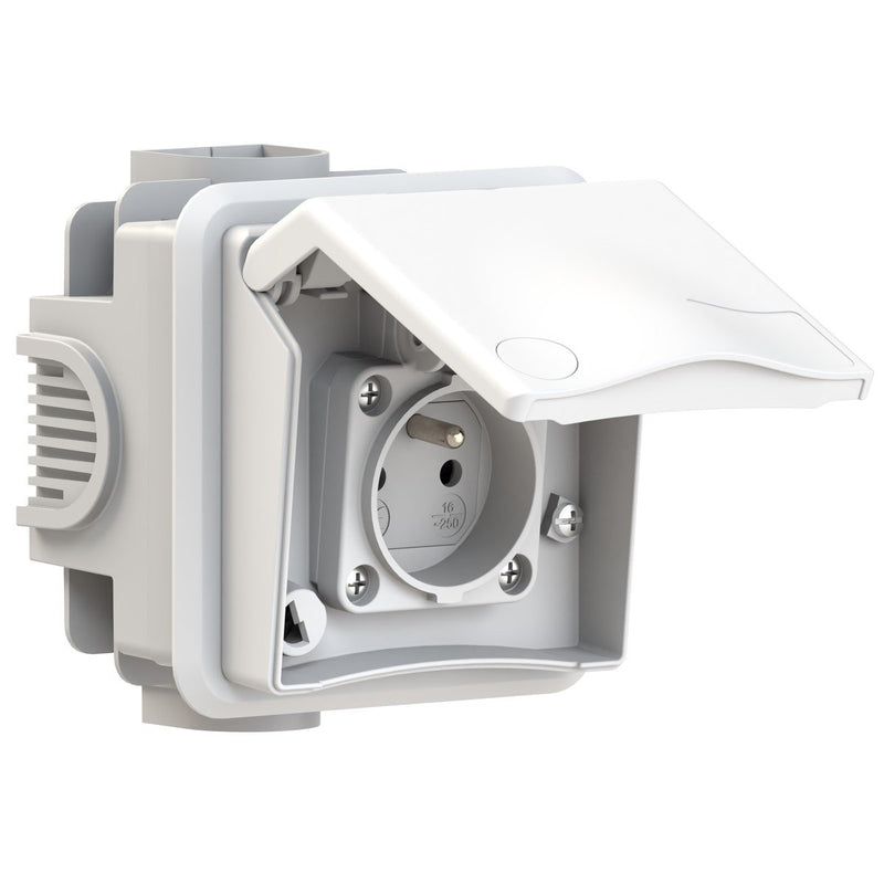 Bals Elektrotech - CEE-Steckdose (IEC 60309) Schutzkontakt-Unterputzst. 71013 16A 2p+E IP44 be/fr