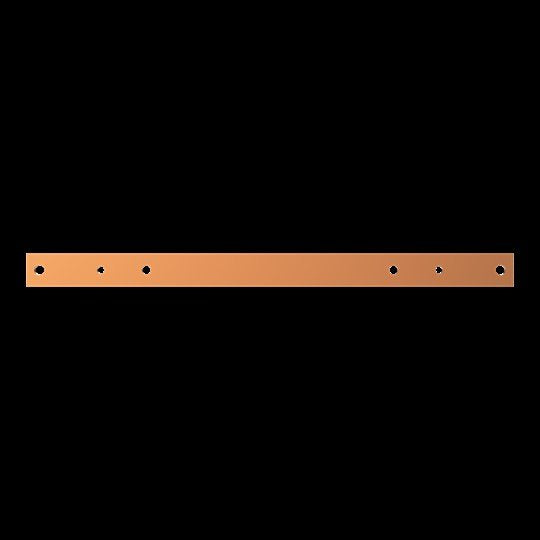 Striebel&John - Sammelschiene Kupferschiene ZXM1111 40x10mm, L:600mm