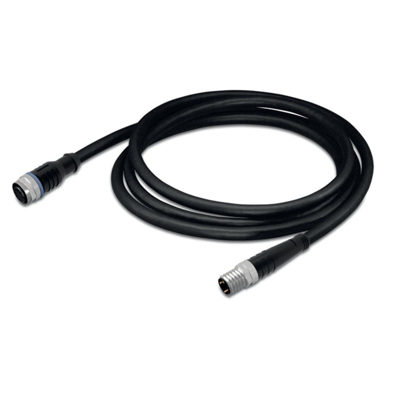 WAGO - Konfektioniertes Sensor-Aktor-Kabel Sensor-Aktorleitung axial 756-6501/030-005 M12A-Buchse M8-Stec