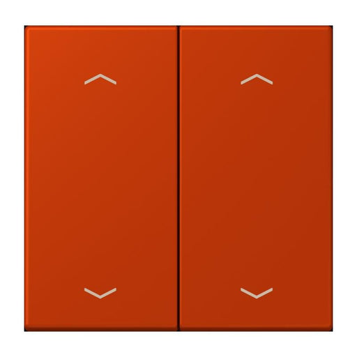 Jung - Abdeckung/Bedienelement für Installationsschalterprogramme Wippe mit Pfeilsymbolen LC 102 P 244 rouge vermillon 59