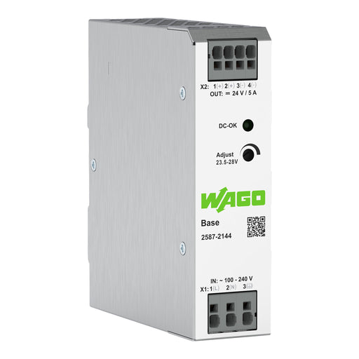 WAGO - Gleichstromversorgung Primär getakt. Stromverso. 2587-2144 Base,1-phasig − 1 Stück