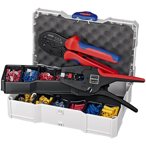 Knipex - Sortimentskasten für Anschluss- und Verbindungstechnik Crimp-Sortiment 97 90 22 für Kabelverbinder