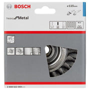 Bosch - Rotierende Drahtbürste PRO Metal heavy 2608622059 Scheibenbürste 115 x
