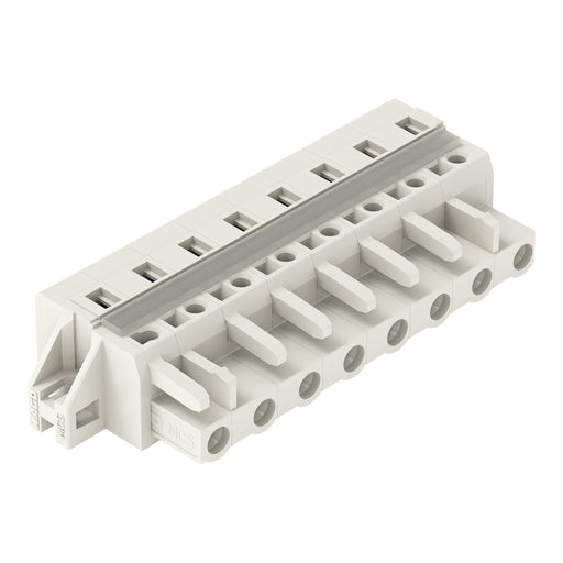 WAGO - Kabelsteckverbinder für Leiterplattensteckverbinder 1-Leiter-Federleiste 721-208/027-000 CAGECLAMP 2,5mm²,lgr − 25 Stück