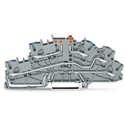 WAGO - Installations-Etagenklemme Installationsetagenklemme 2003-6641 4mm² grau NT/L/PE