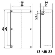 Bals Elektrotech - CEE-Steckdosen-Kombination (IEC 60309) CEE-Steckdosen-Kombination 5401046