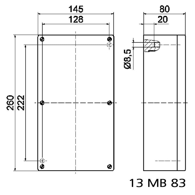 Bals Elektrotech - CEE-Steckdosen-Kombination (IEC 60309) CEE-Steckdosen-Kombination 5401046