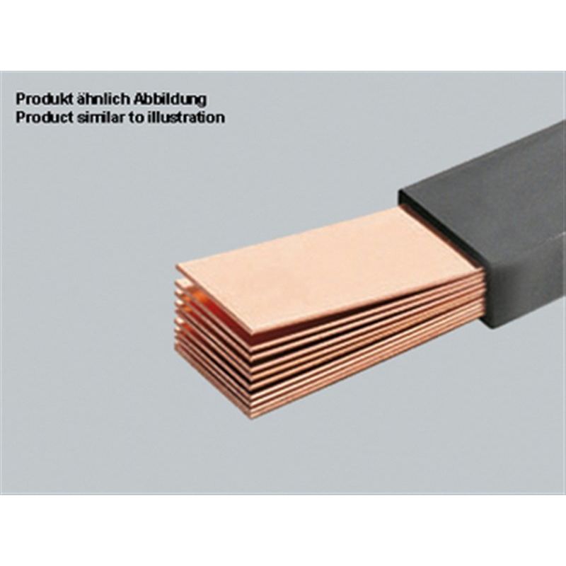 Wöhner - Verdrahtungsband Kupferschiene 01323 8x24x1 679A 2m lang