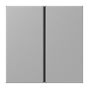Jung - Abdeckung/Bedienelement für Installationsschalterprogramme Tastensatz 1fach LC 401 TSA 204 gris moyen