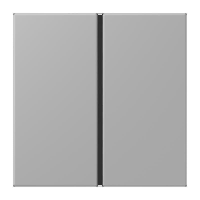 Jung - Abdeckung/Bedienelement für Installationsschalterprogramme Tastensatz 1fach LC 401 TSA 204 gris moyen