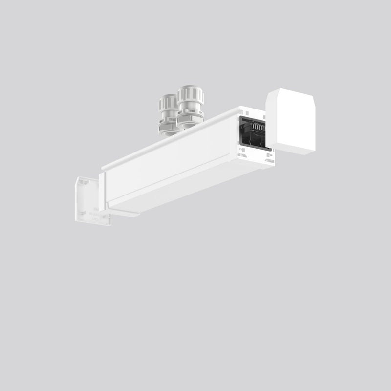RZB - Elektrisches Zubehör/Ersatzteile für Leuchten Universaleinspeisung 983212.002.6 7-pol., weiß