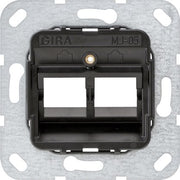Gira - Einsatz/Abdeckung für Kommunikationstechnik Modular Jack 5 2fach 560500 UP Tragring