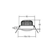 Brumberg Leuchten - Downlight/Strahler/Flutlicht LED-Einbaustrahler 350 mA 12396074
