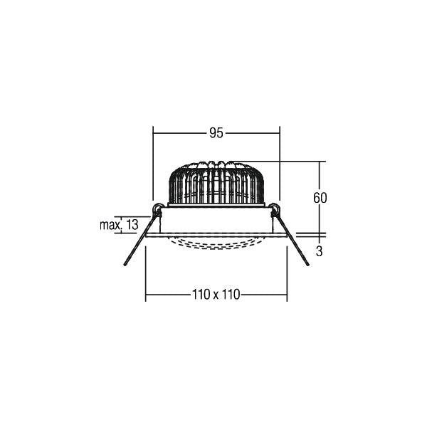 Brumberg Leuchten - Downlight/Strahler/Flutlicht LED-Einbaustrahler 350 mA 12396074