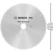 Bosch - Kreissägeblatt PRO Aluminium cordless 2608842242 Kreissägeblatt 254 x
