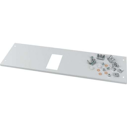 Eaton - Abdeckung/Blende/Beschriftungsleiste (Schaltschrank) Frontblende +Einbausatz XMN140606C NZM1 horizontal grau