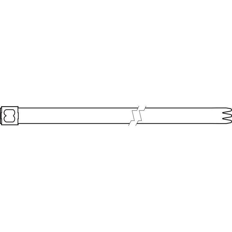 HellermannTyton - Kabelbinder Edelstahlkabelbinder MBT27XH SS316 ML 50 681x12,3mm − 50 Stück