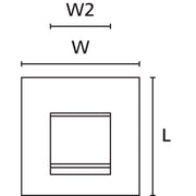 HellermannTyton - Befestigungsschelle für Kabel/Rohre Befestigungssosckel RB8APT-PA66-BK (100) 25x25 mm, schwarz − 100 Stück
