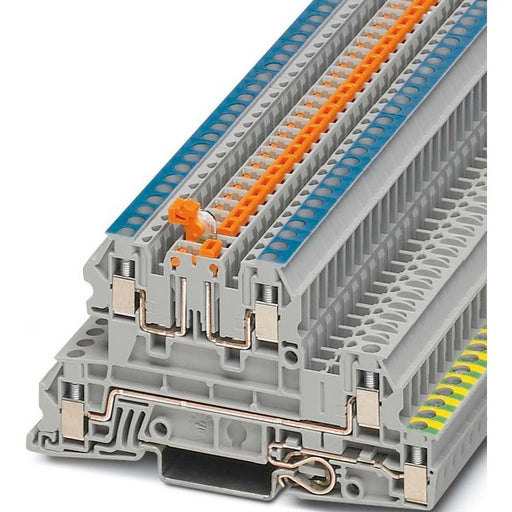 Phoenix Contact - Installations-Etagenklemme Installationsetagenklemme UTI 2,5-PE/L/NTB 0,2-4qmm 5,2mm gr