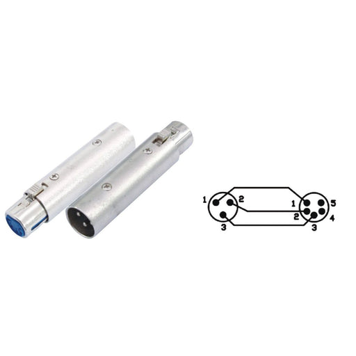 Scharnberger+Hasenbein - Elektrisches Zubehör/Ersatzteile für Leuchten Adapter XLR 82930 XLR-Steck.3P/Kupp.5P