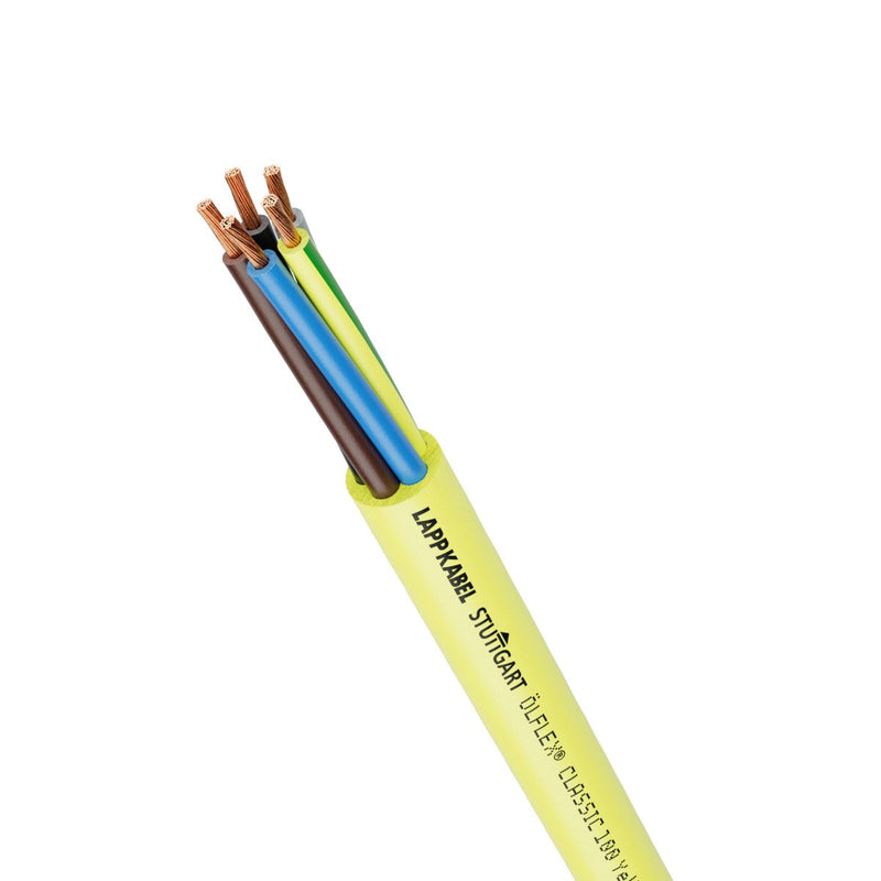 Lapp Kabel&Leitung - Energiekabel < 1 kV, für ortsveränderlichen Einsatz ÖLFLEX CLASSIC 100 YELLOW 00104043/100 4G2,5 − 100 Meter