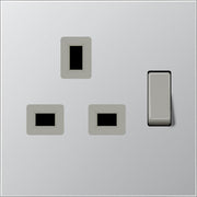 Jung - Steckdose Abschaltbare Steckdose alu AL 3171 13A 250V 2-pol.u.E